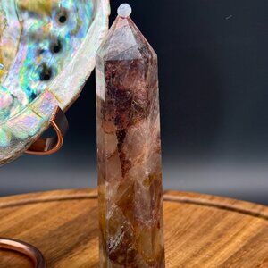 Golden Healer Quartz Crystal Tower Point Yellow Hematoid 1 Quartz Metaphysical